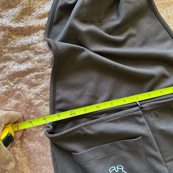 Y2k,90s Brown Jumper Overall Maxi Dress. big embroidered heart, Portugal Made - Picture 9 of 11